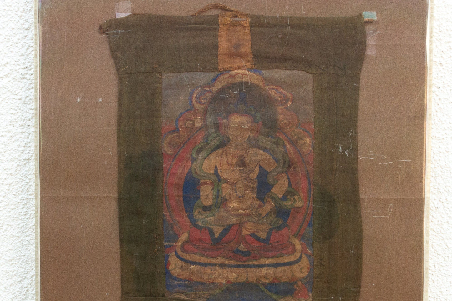 Antique Whispers of Enlightenment Tibetan Thangka