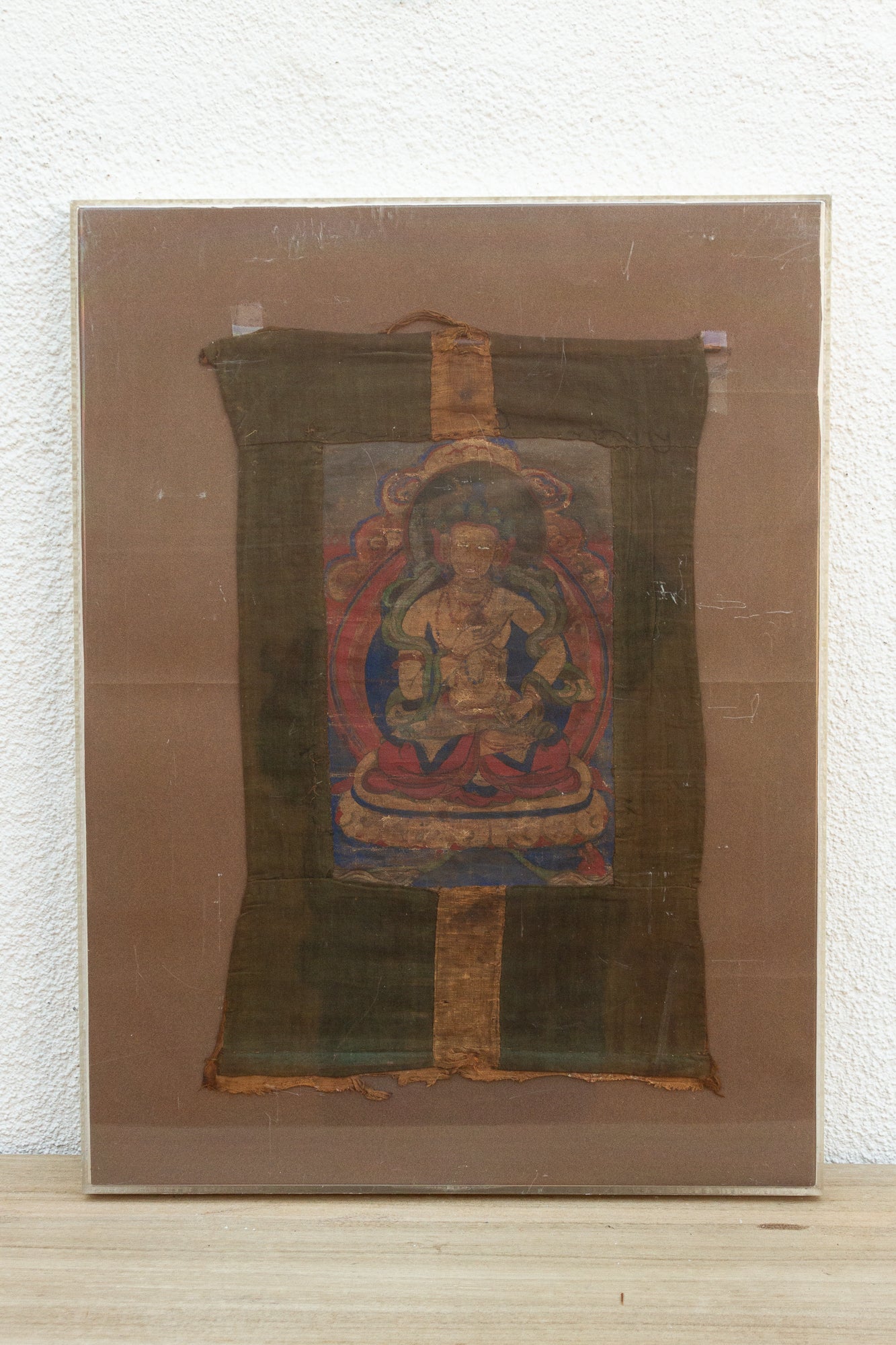 Antique Whispers of Enlightenment Tibetan Thangka