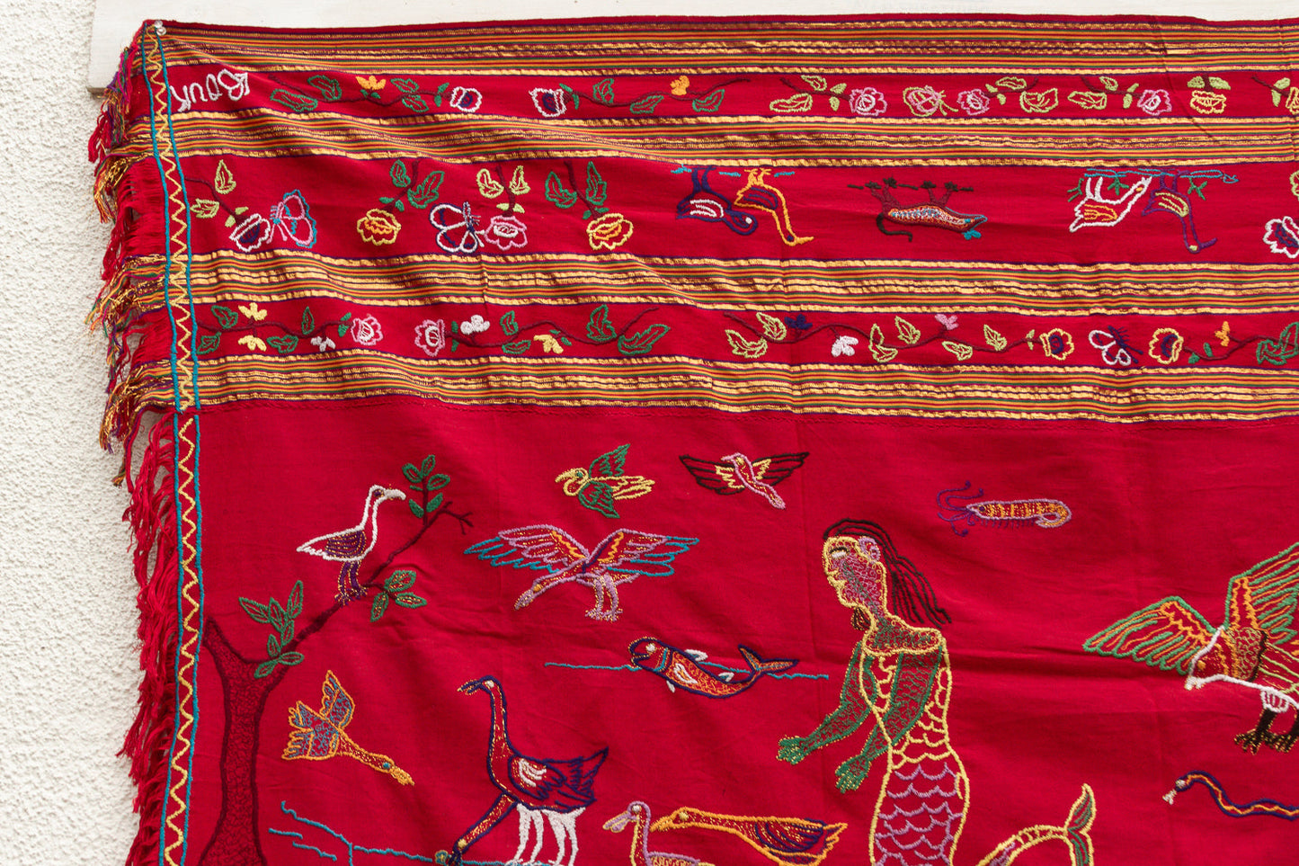 Antique Indonesian Narrative Story Cloth