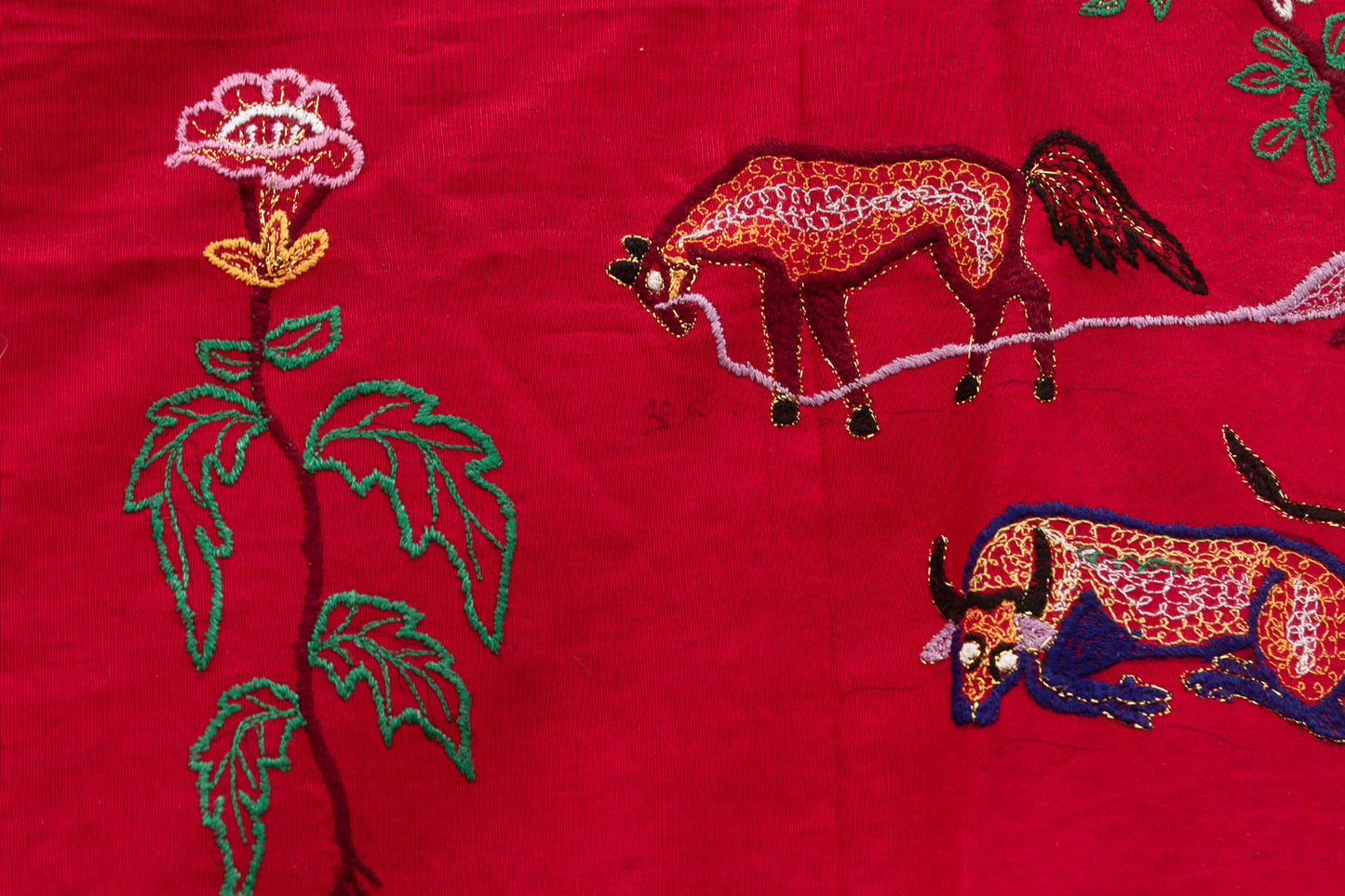 Antique Indonesian Narrative Story Cloth