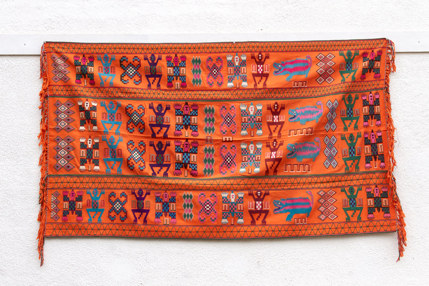 Antique Indonesian Brocade Tribal Textile
