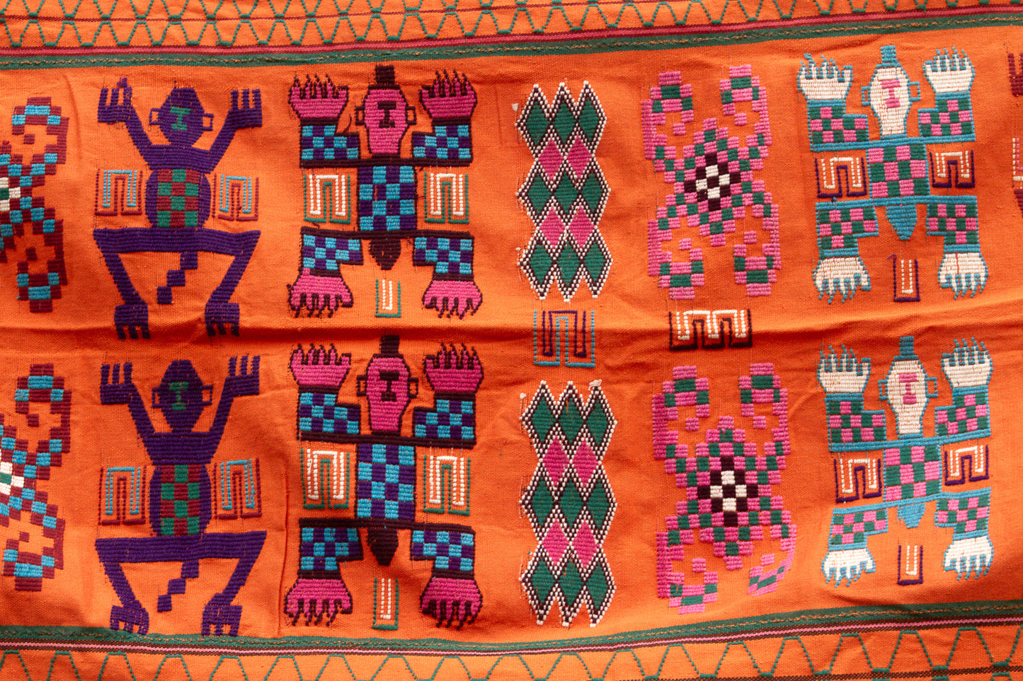 Antique Indonesian Brocade Tribal Textile