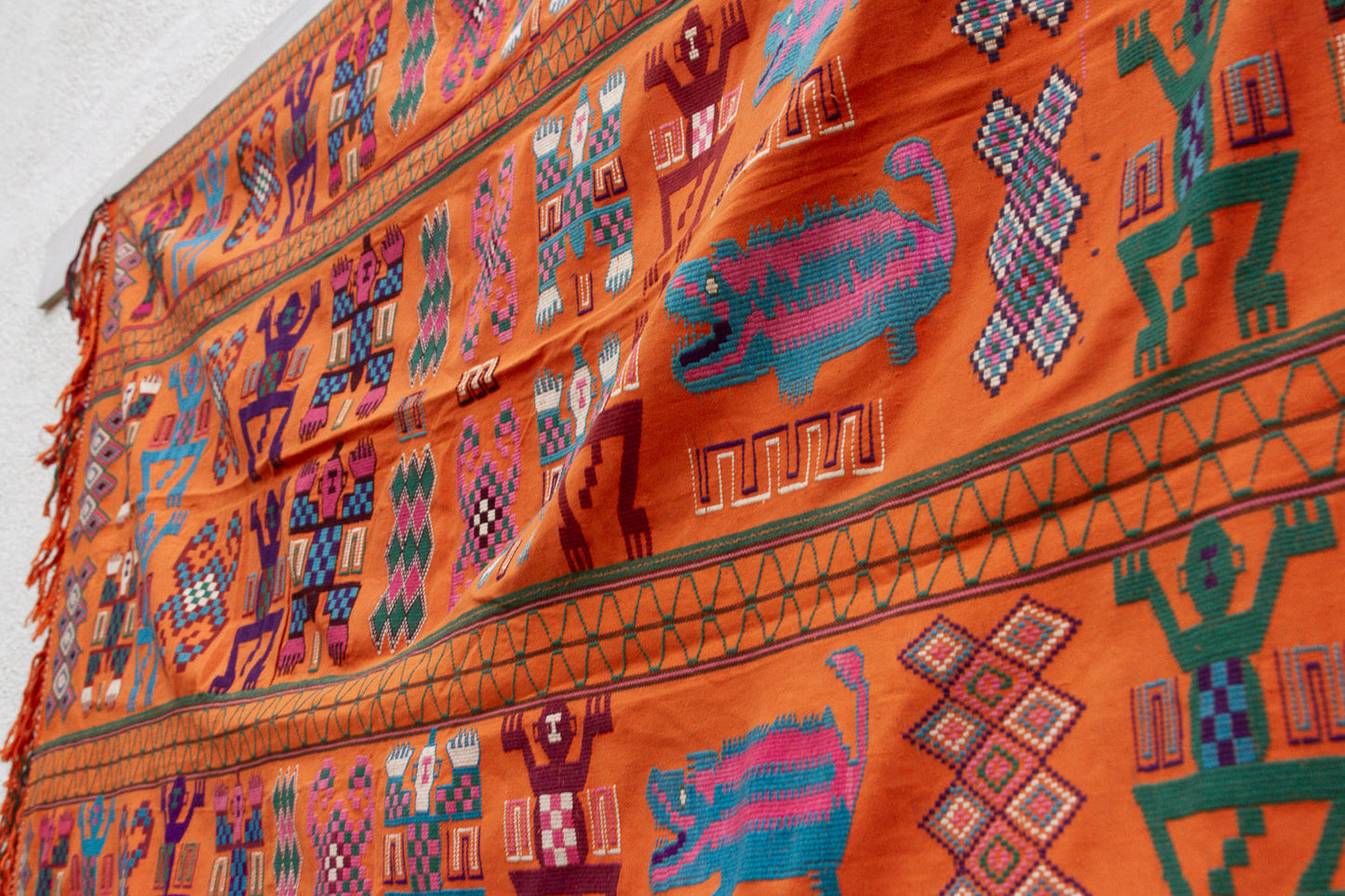 Antique Indonesian Brocade Tribal Textile