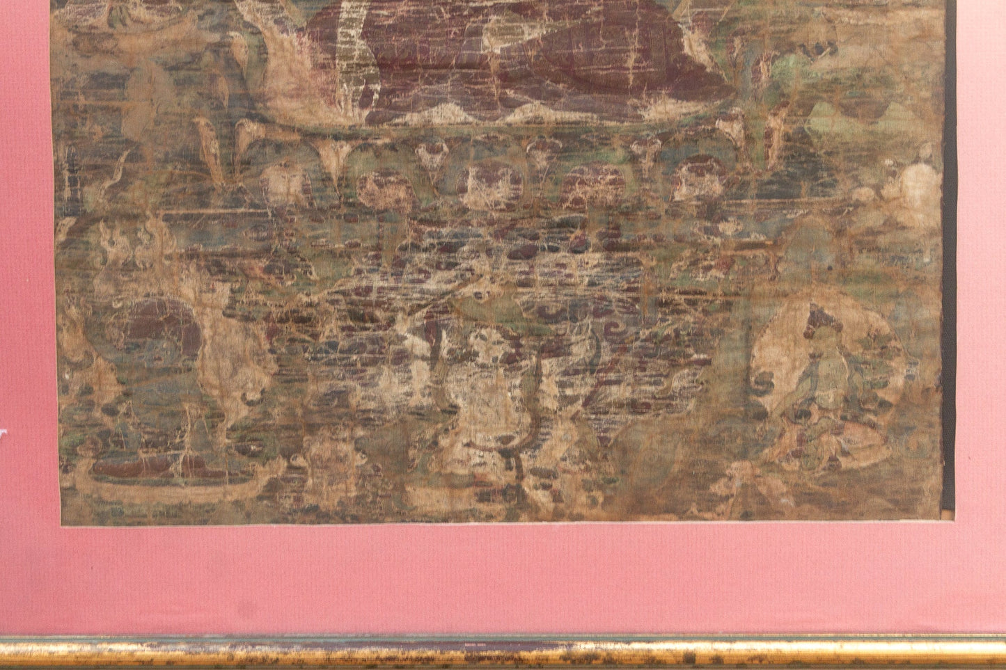Antique Tibetan ThangKa of Serene Buddha Painting