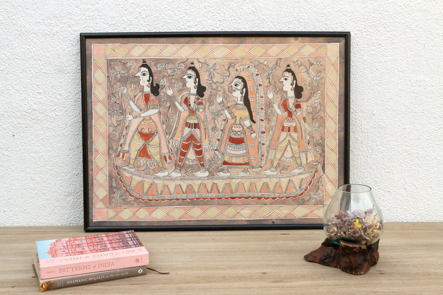 Madhubani Magic Antique Indian Painting
