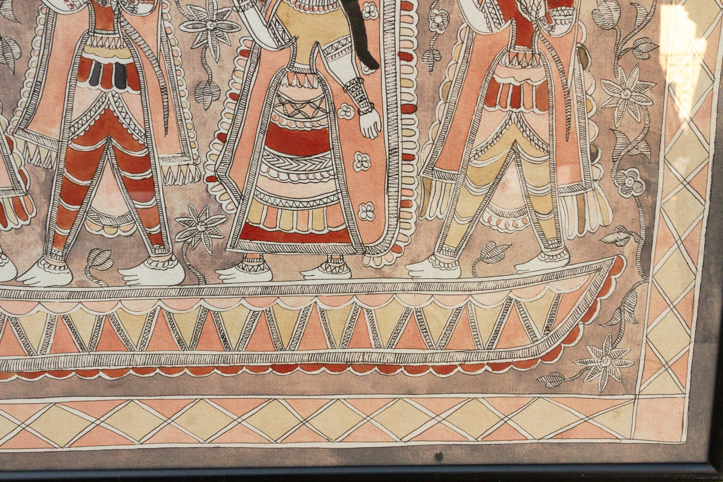 Madhubani Magic Antique Indian Painting