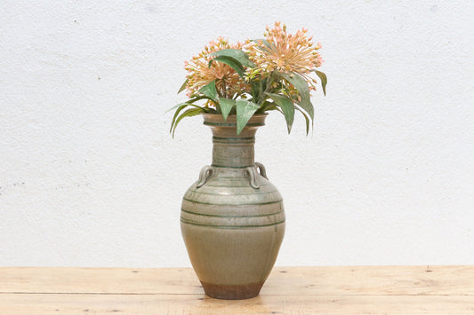 Antique Song Dynasty Style Celadon Glazed Vase