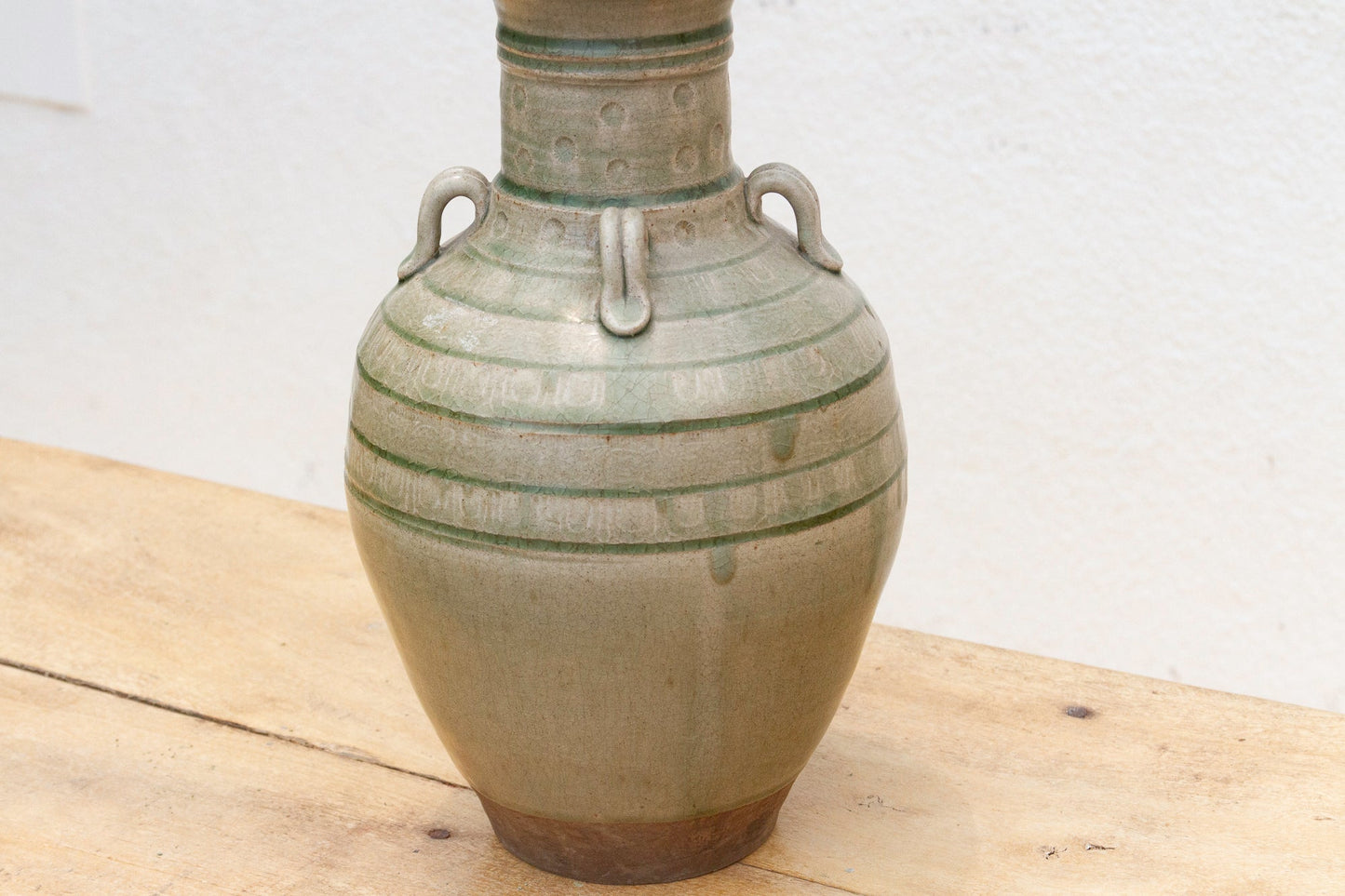 Antique Song Dynasty Style Celadon Glazed Vase