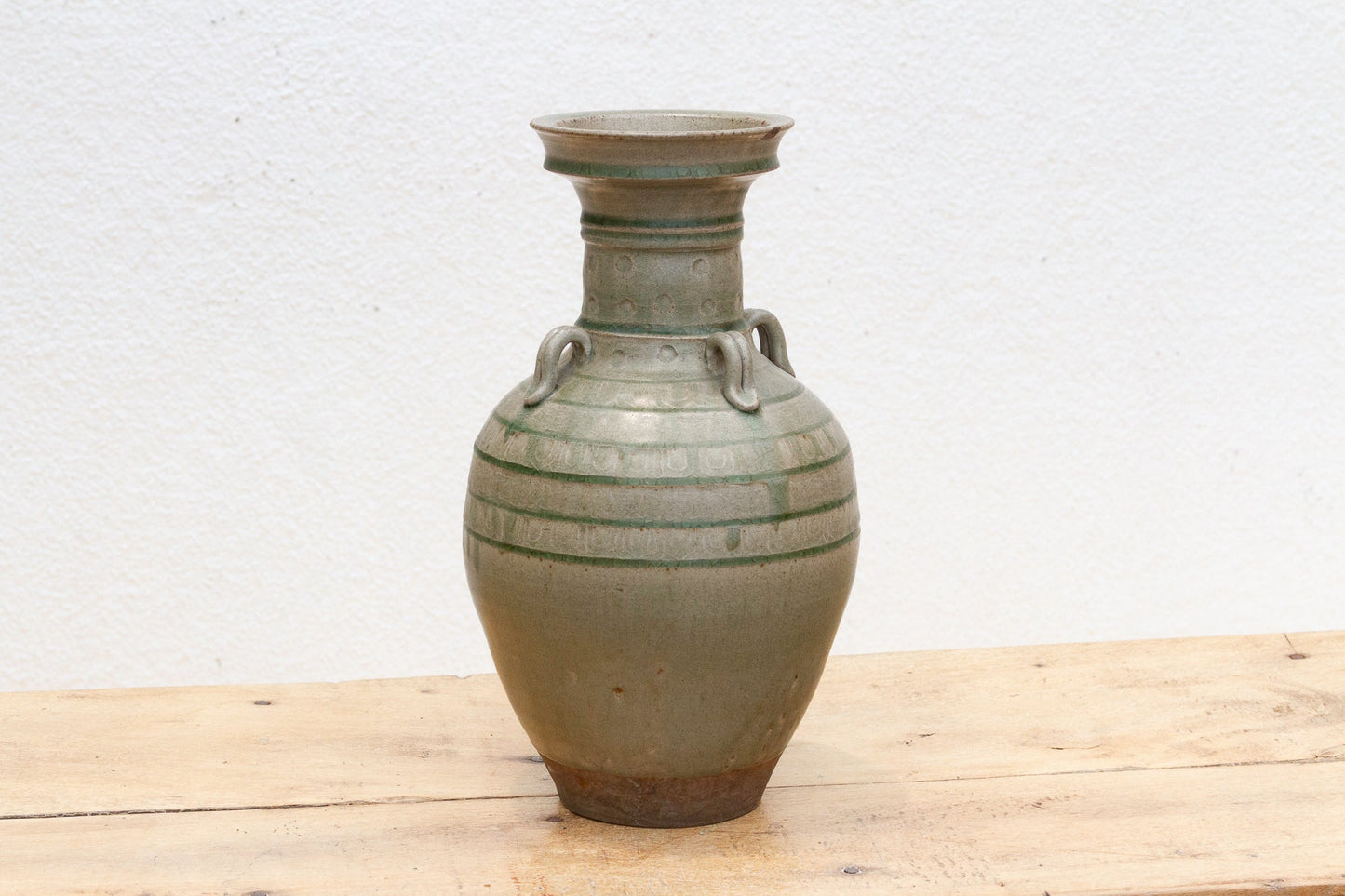 Antique Song Dynasty Style Celadon Glazed Vase
