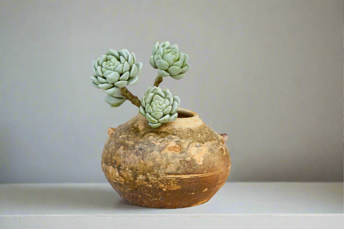 Korean Vintage Tribal Globular Pot