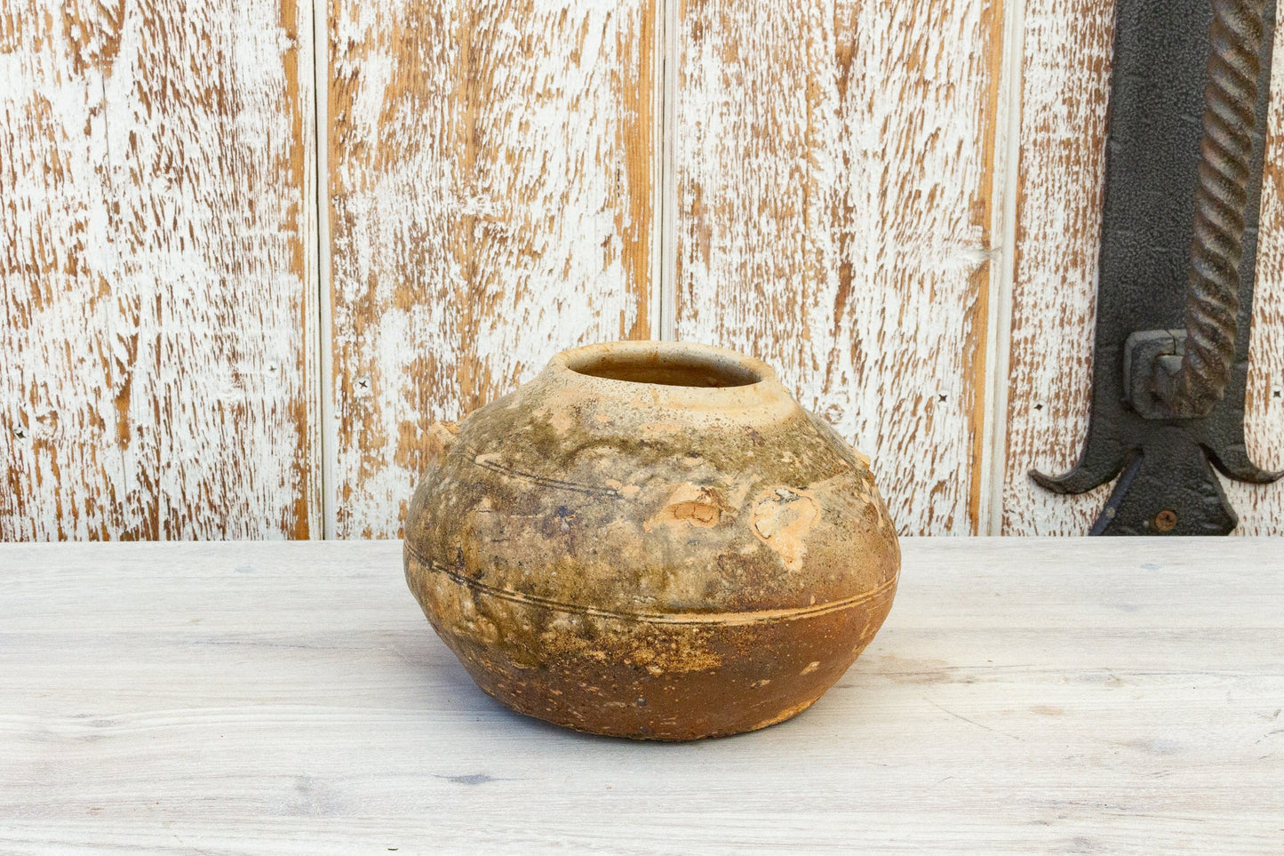 Korean Vintage Tribal Globular Pot