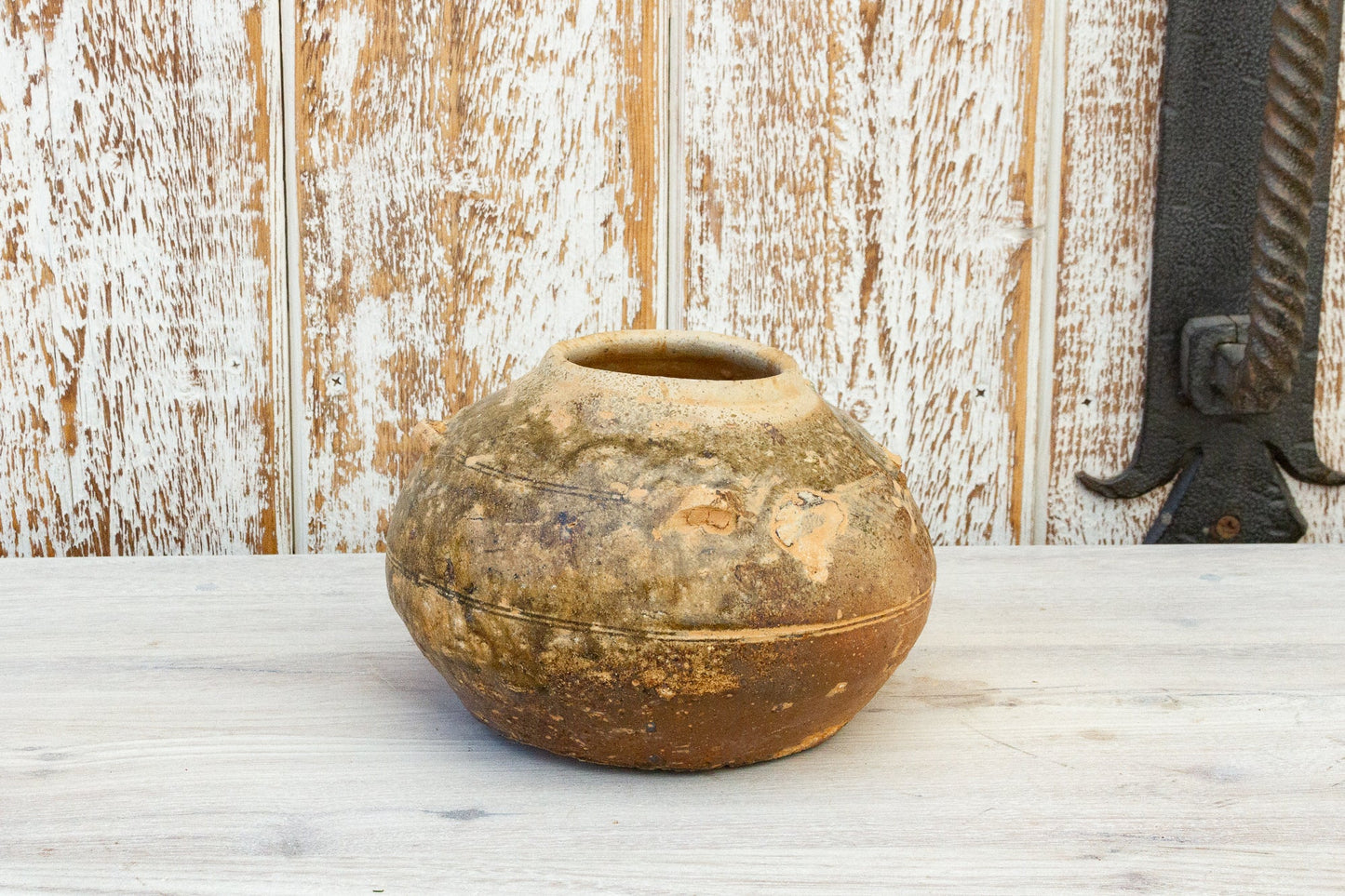 Korean Vintage Tribal Globular Pot