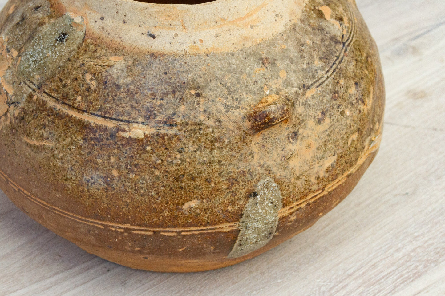 Korean Vintage Tribal Globular Pot