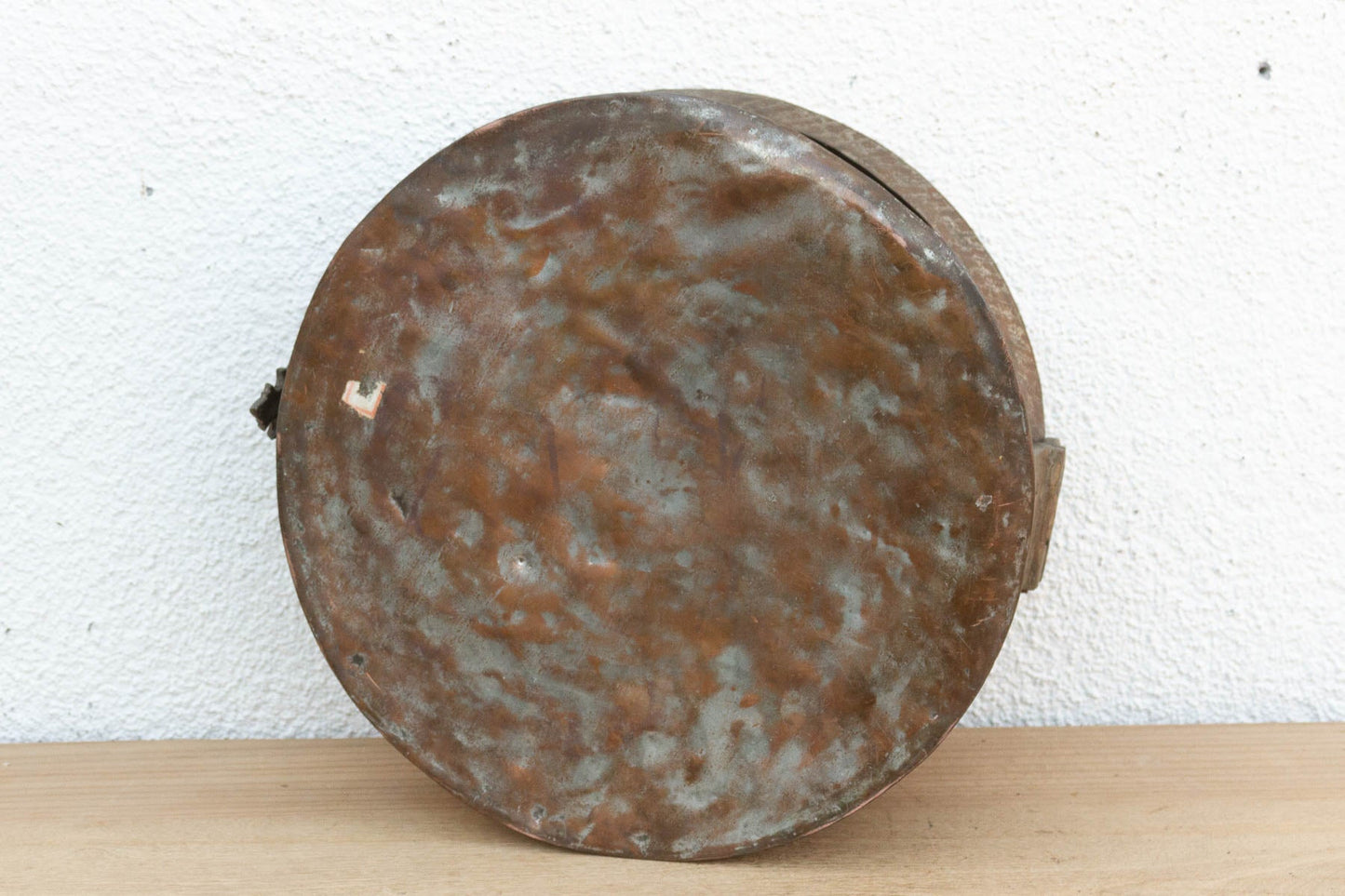 Large 14" Antique Indian Pierced Copper Box