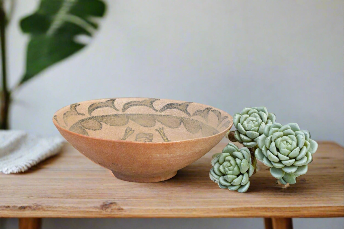 Antique Islamic Persian Pottery Bowl