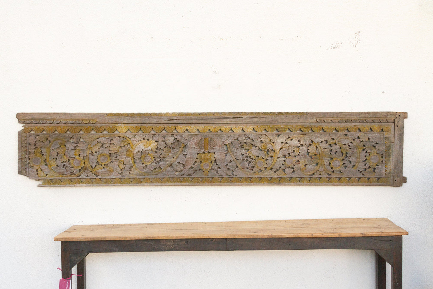 Eternal Bloom Gateway - Antique Architectural Panel