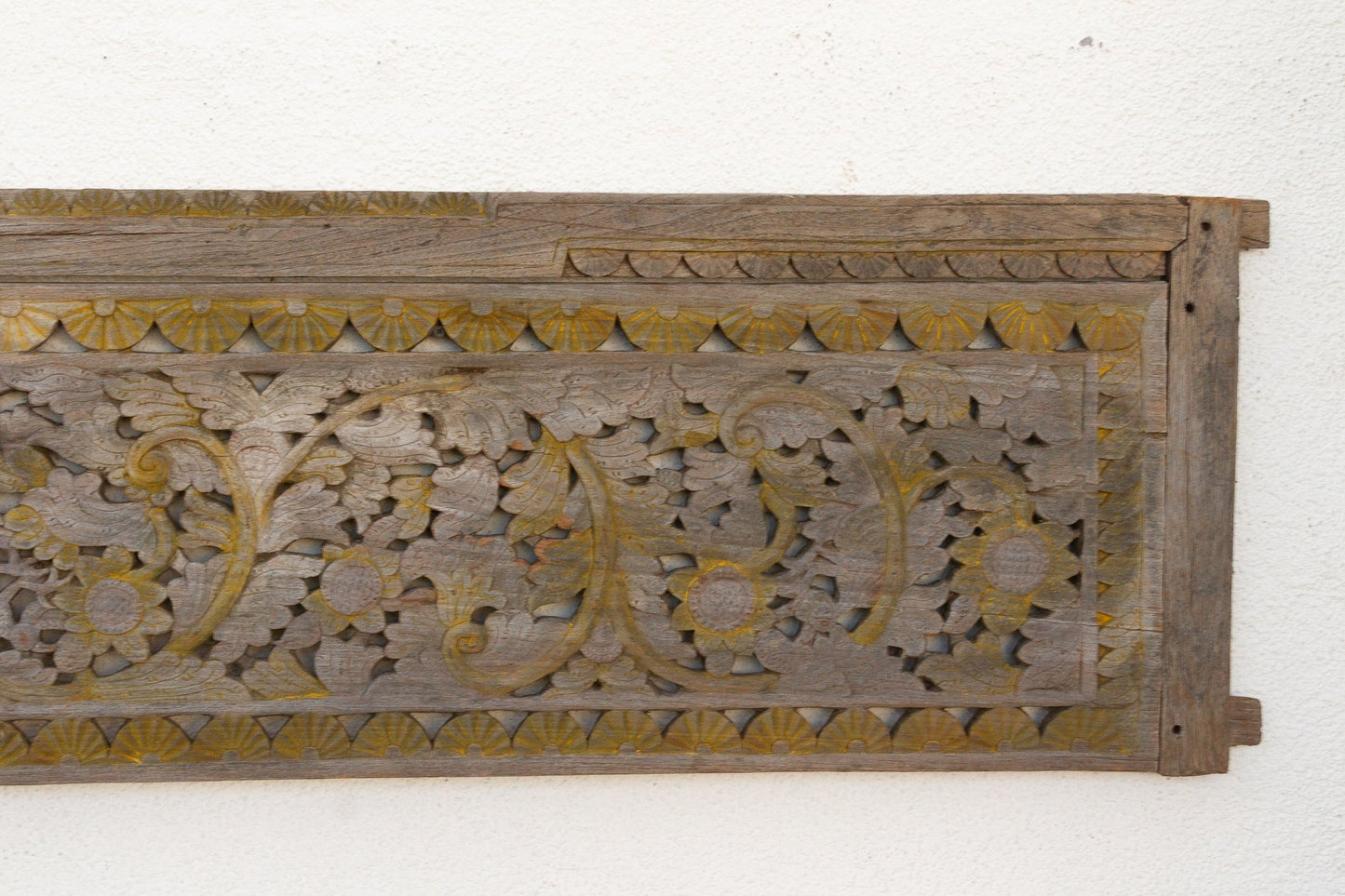 Eternal Bloom Gateway - Antique Architectural Panel