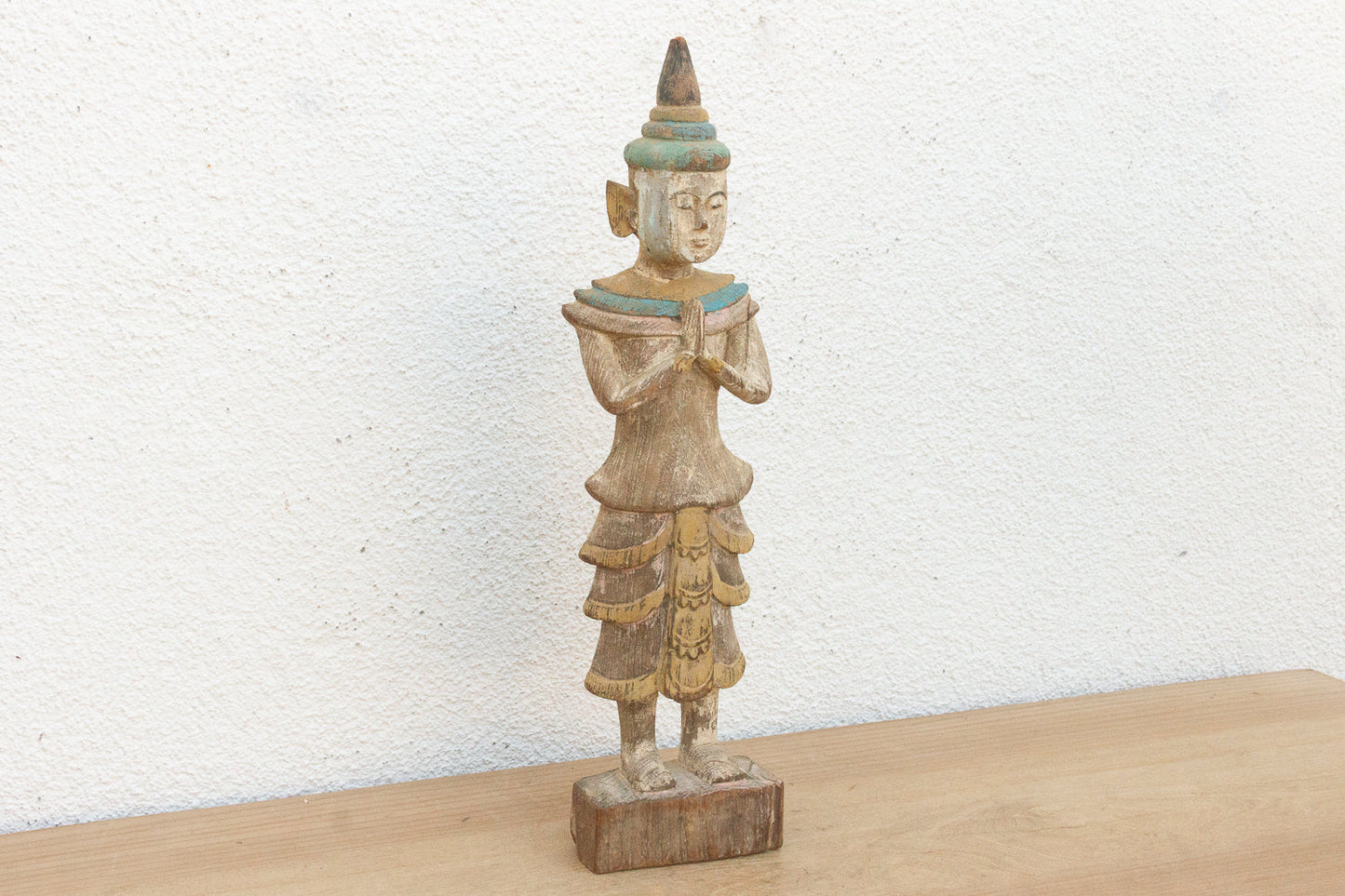 Antique Burmese Standing Nat Spirit Statue