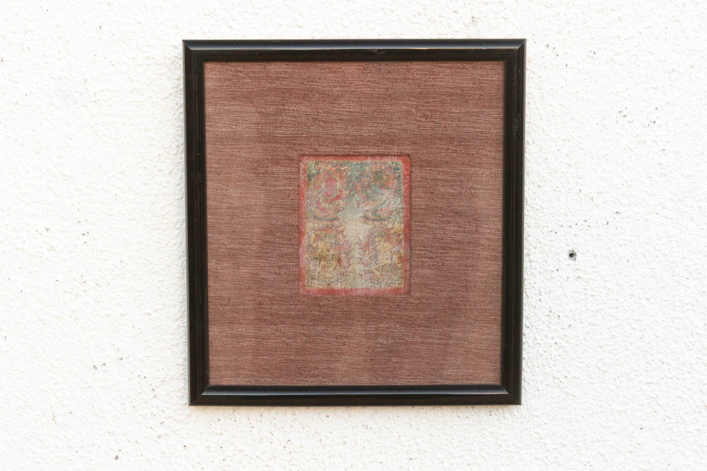Antique Framed Tibetan Buddhist Tsakli Ritual Art
