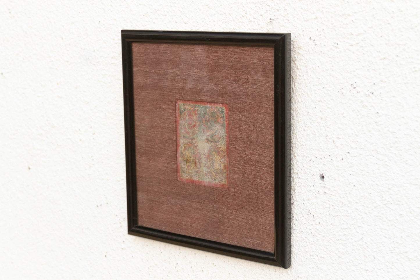 Antique Framed Tibetan Buddhist Tsakli Ritual Art