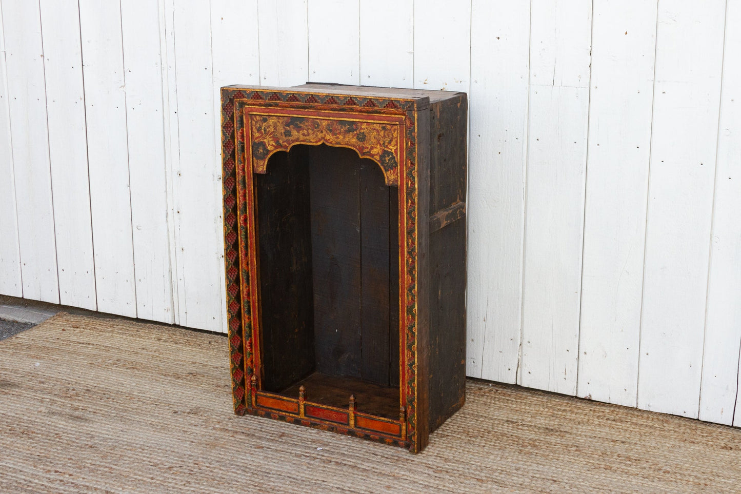 Antique Painted Tibetan Altar Shrine