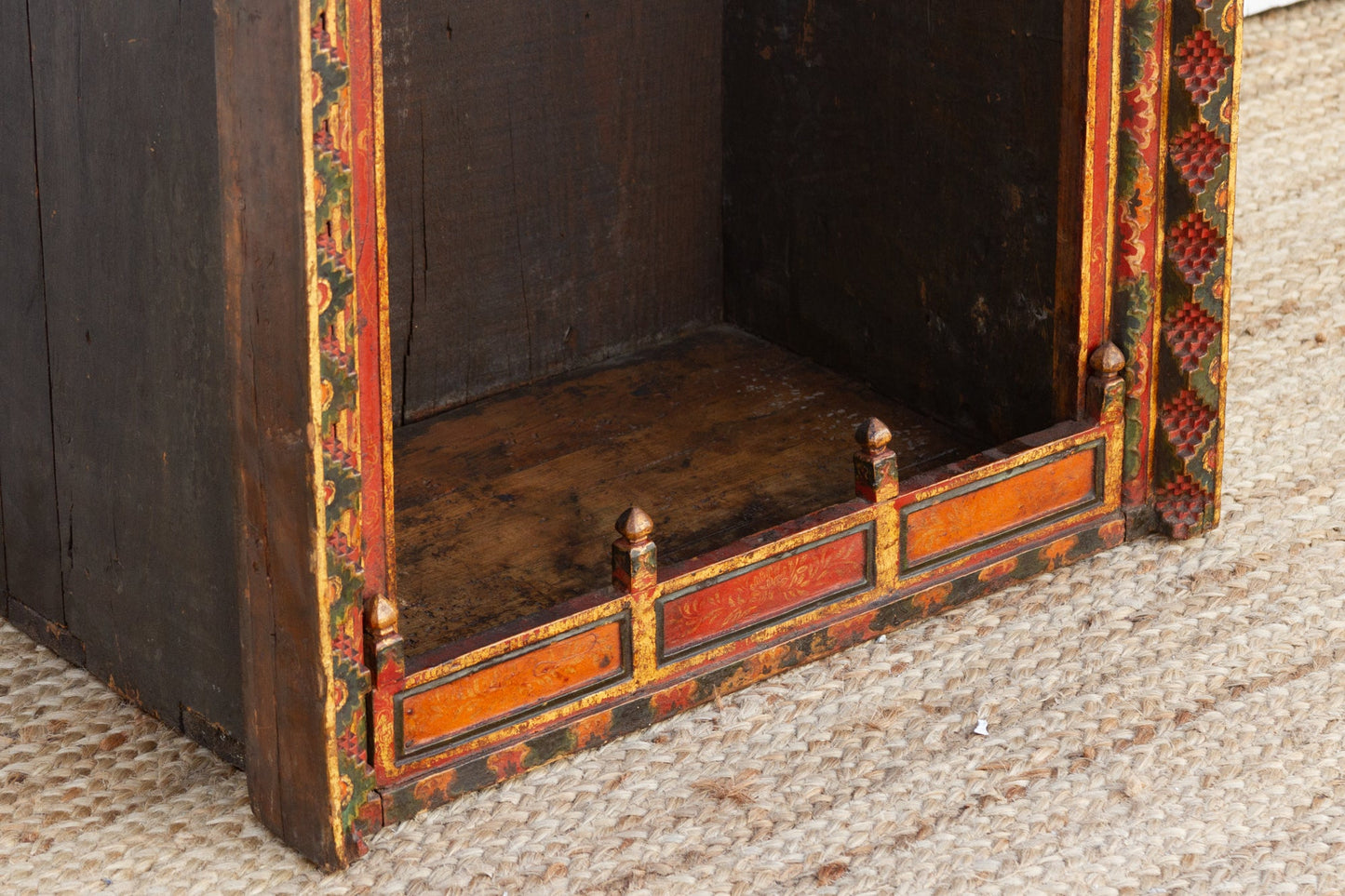 Antique Painted Tibetan Altar Shrine