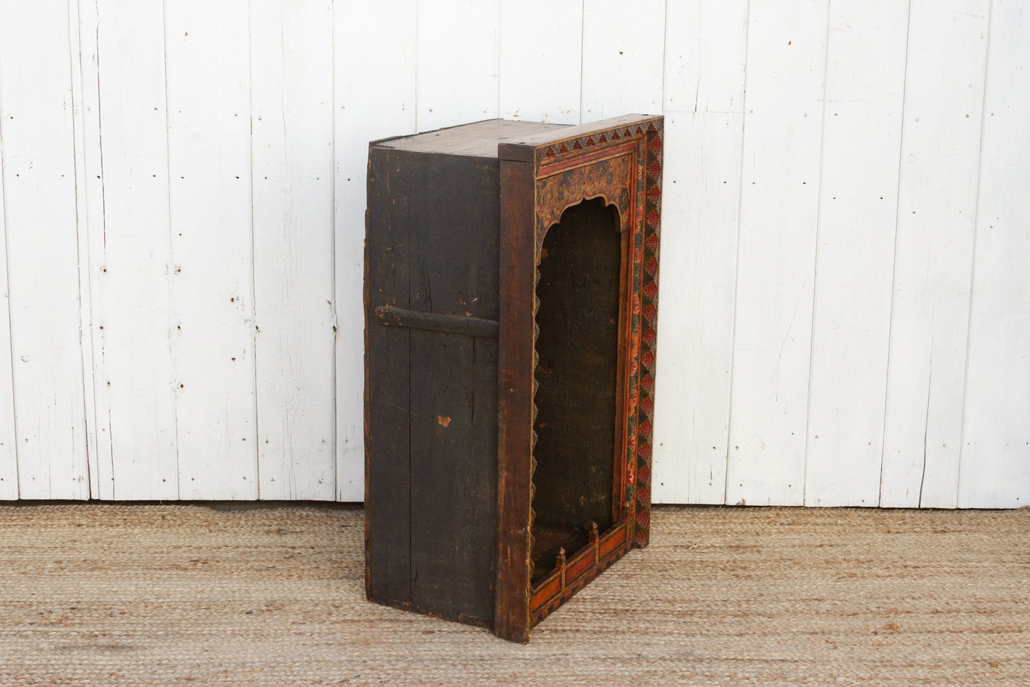 Antique Painted Tibetan Altar Shrine