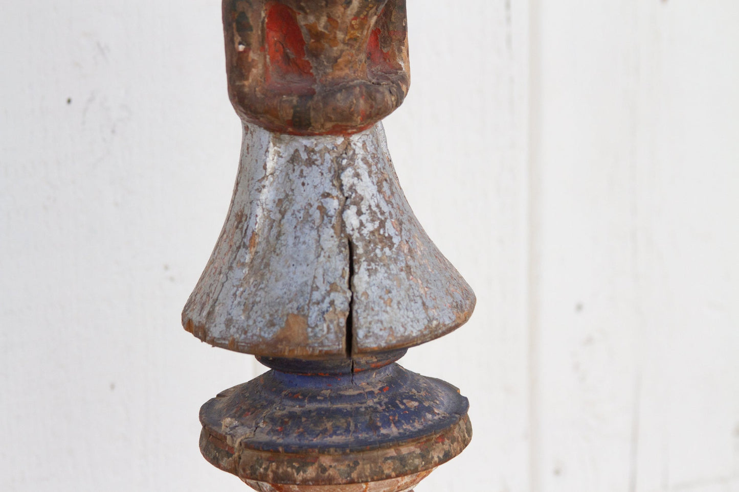 Rare 1850's Antique Indian Ceremonial Carved Post