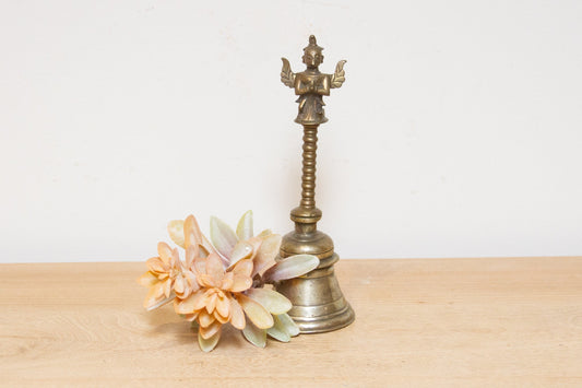 19th Century Antique Indian Bronze Temple Bell