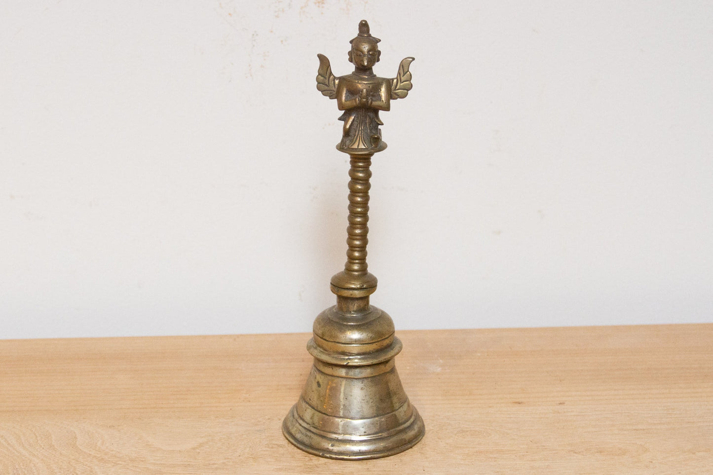 19th Century Antique Indian Bronze Temple Bell