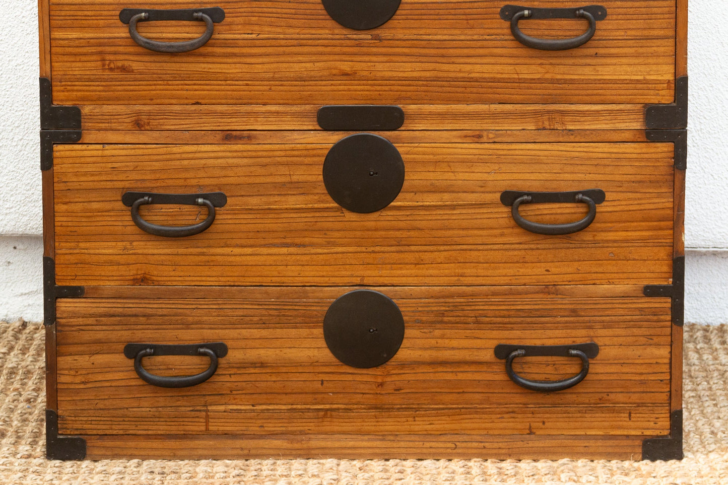 Antique Japanese 2-Piece Tansu Dresser