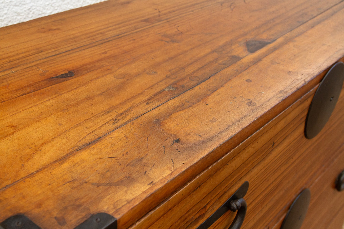 Antique Japanese 2-Piece Tansu Dresser