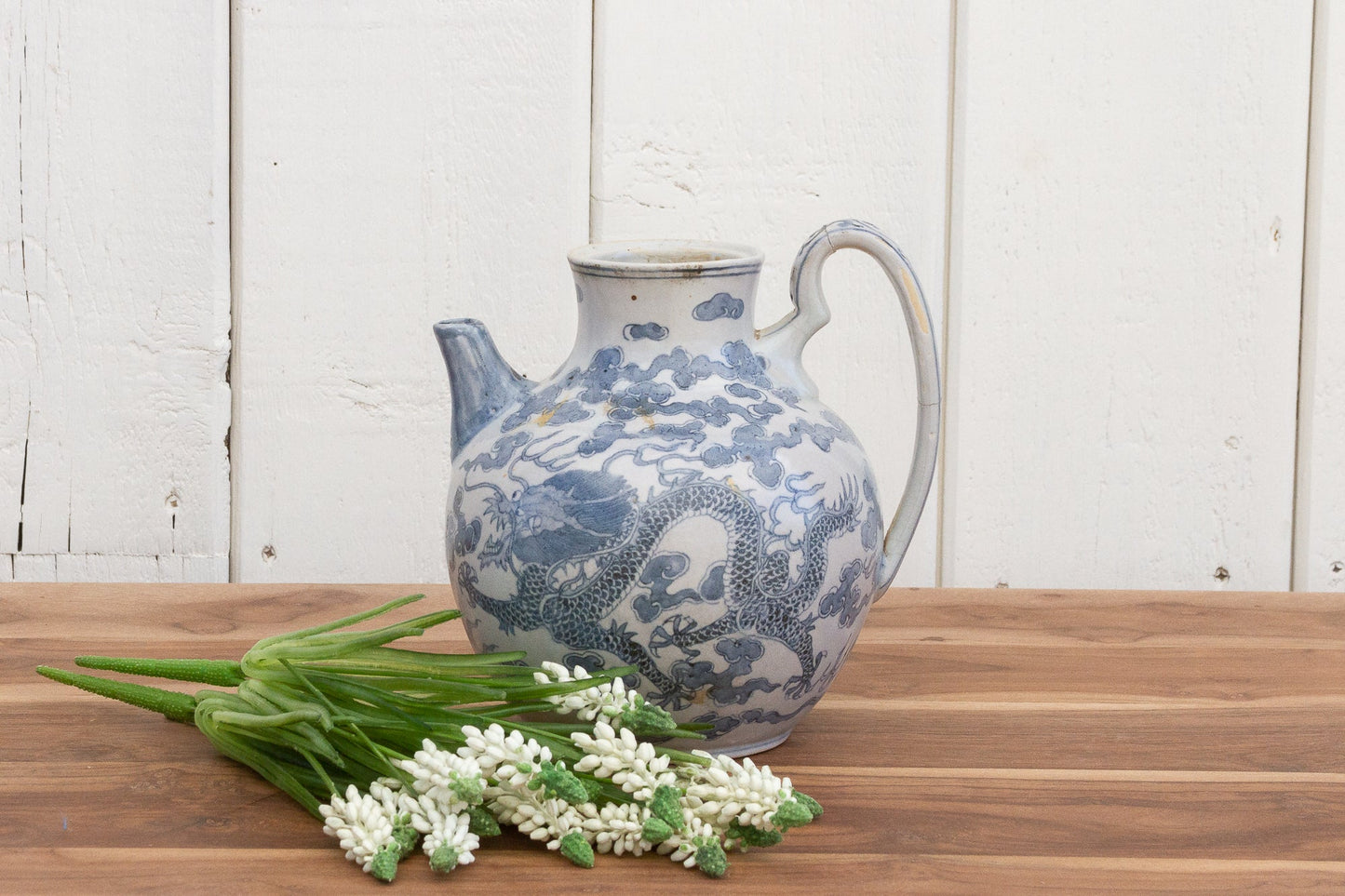Antique Chinese Dragon Wine Jug