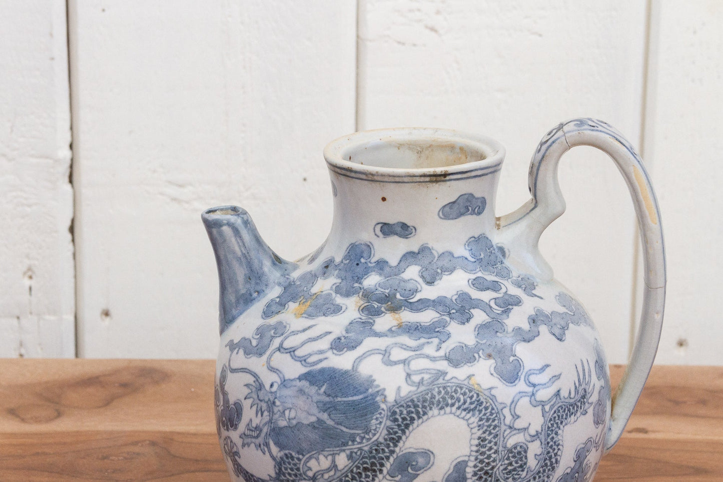 Antique Chinese Dragon Wine Jug