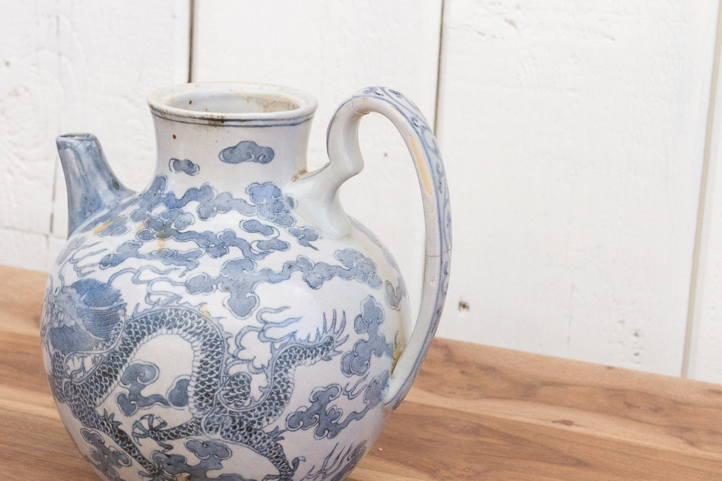 Antique Chinese Dragon Wine Jug