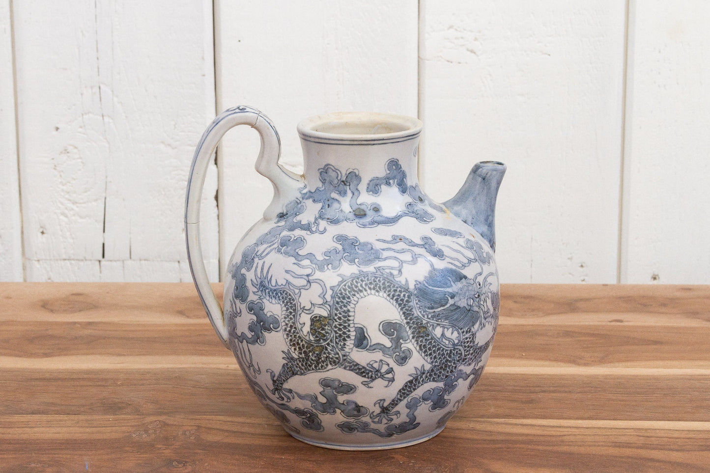 Antique Chinese Dragon Wine Jug