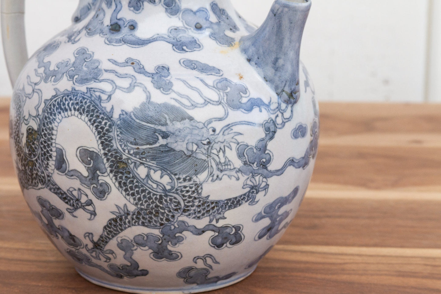 Antique Chinese Dragon Wine Jug