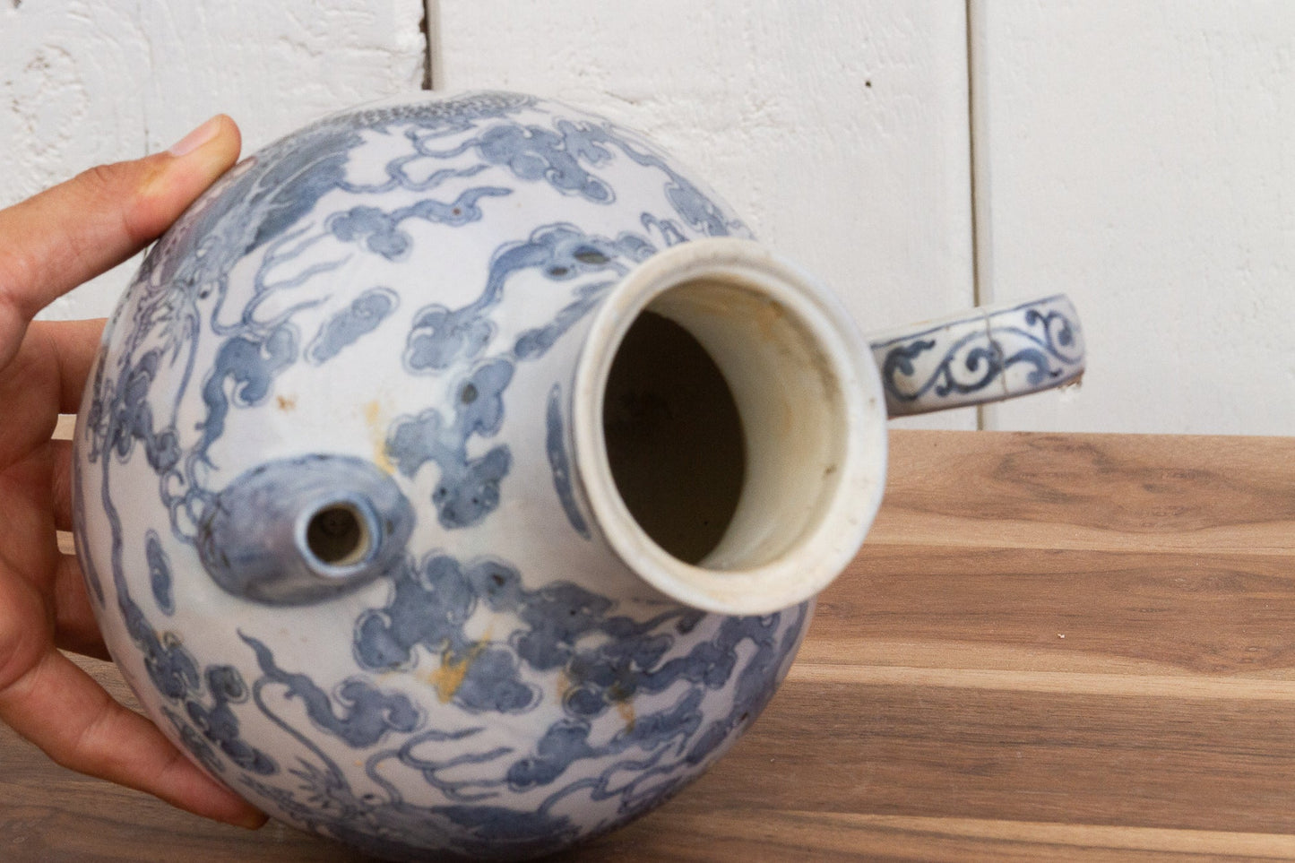 Antique Chinese Dragon Wine Jug
