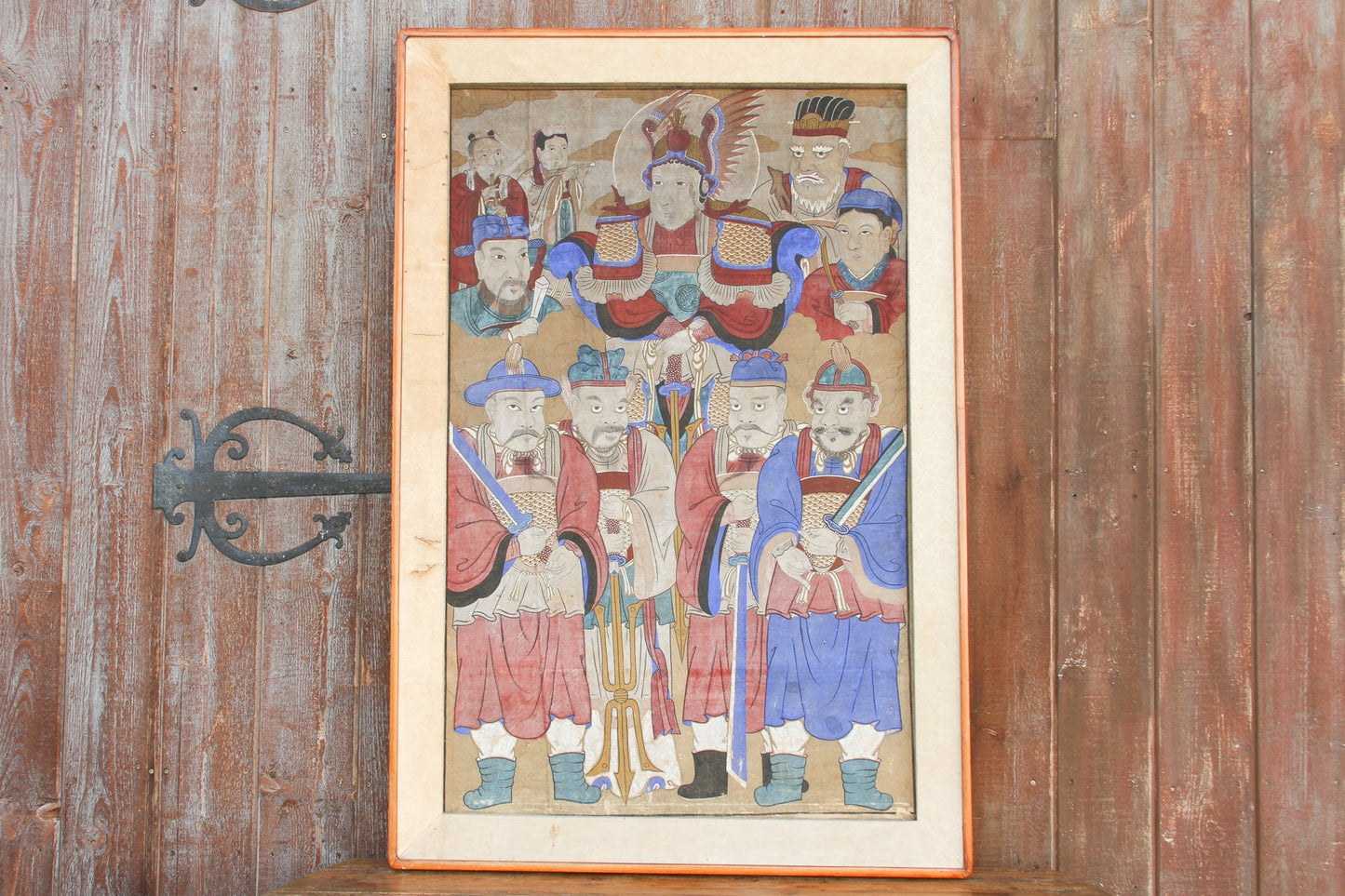 Antique Chinese Eight Immortals Painting