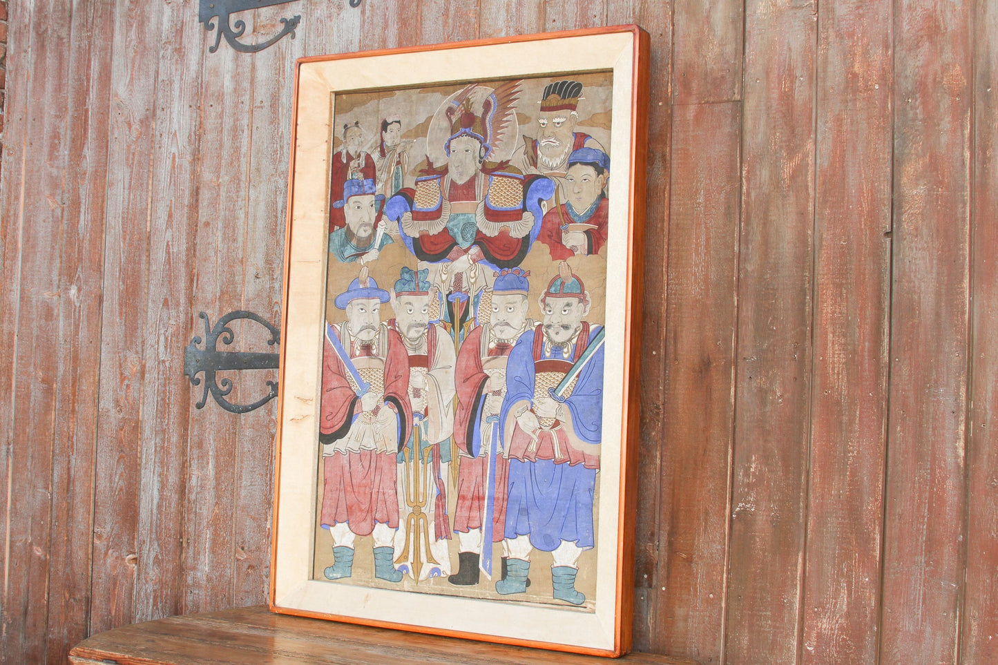 Antique Chinese Eight Immortals Painting