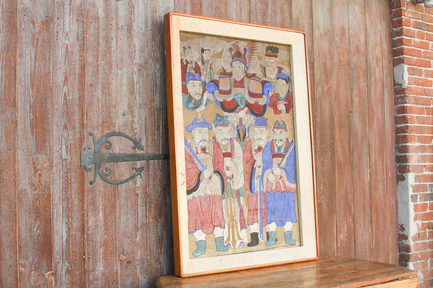 Antique Chinese Eight Immortals Painting