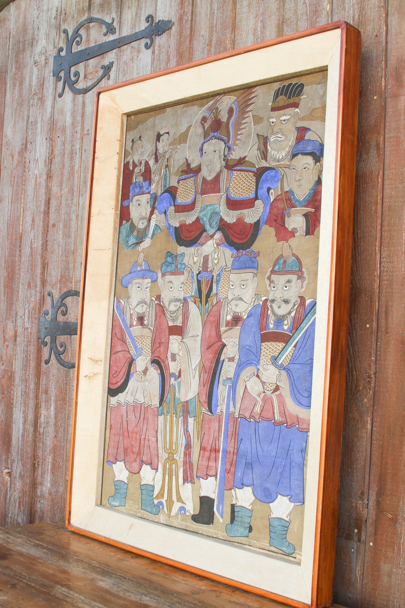 Antique Chinese Eight Immortals Painting