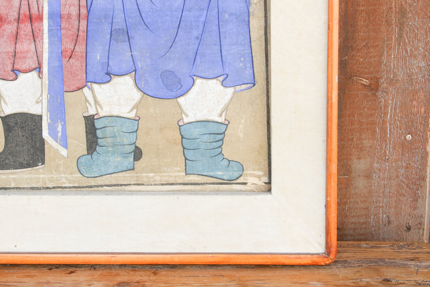 Antique Chinese Eight Immortals Painting