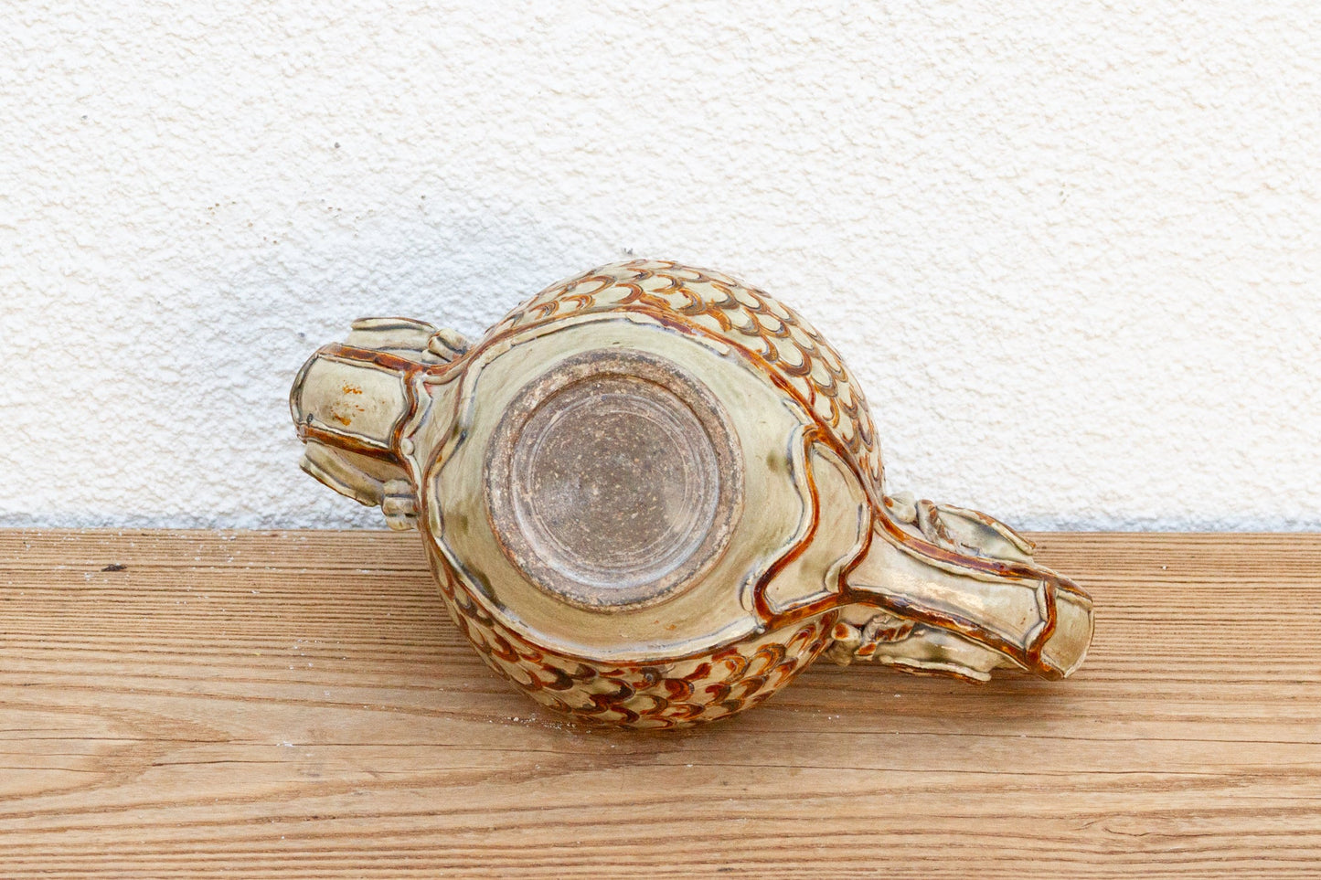 Antique Thai Dragon Motif Pot