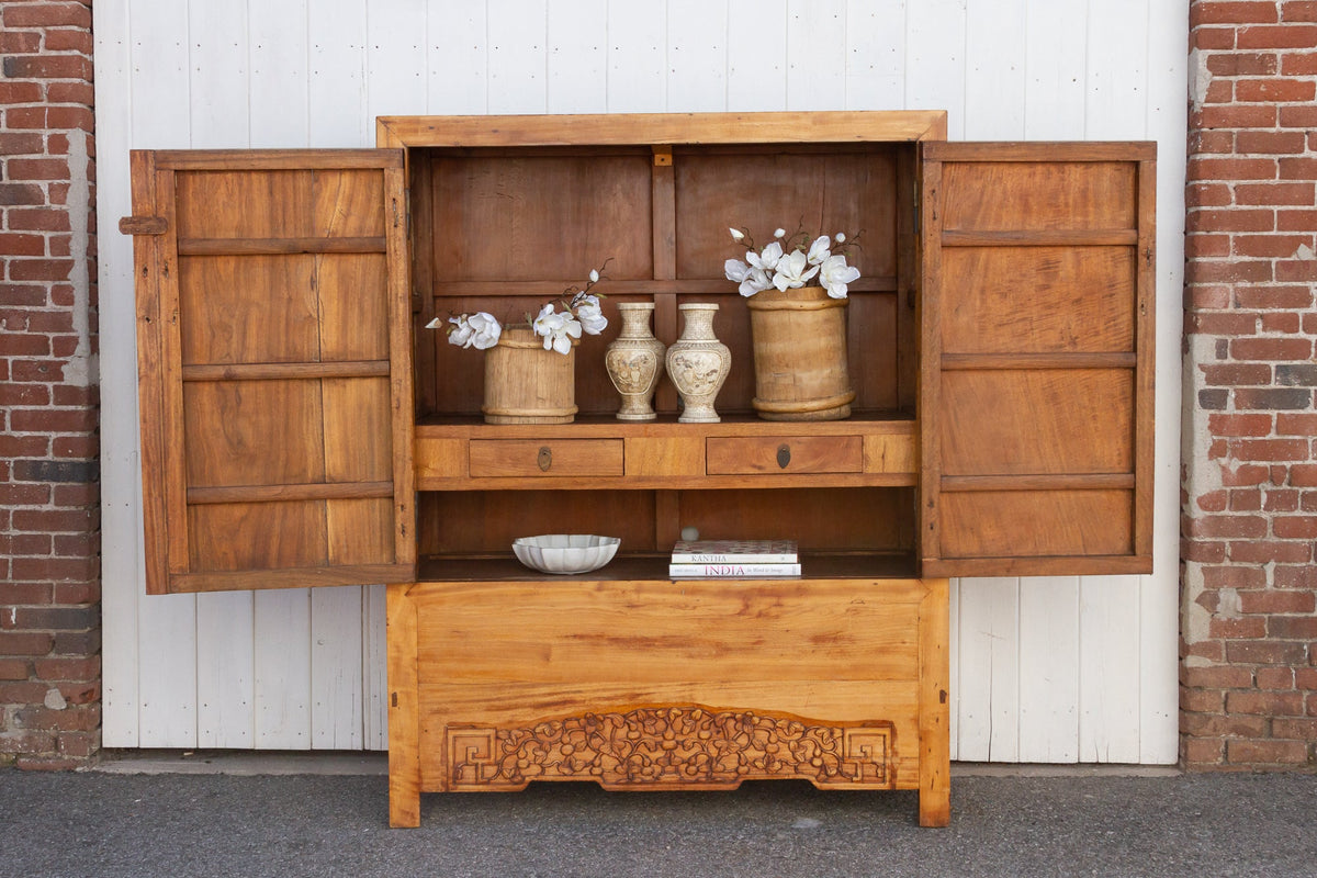 Antique Chinese Cedar Armoire