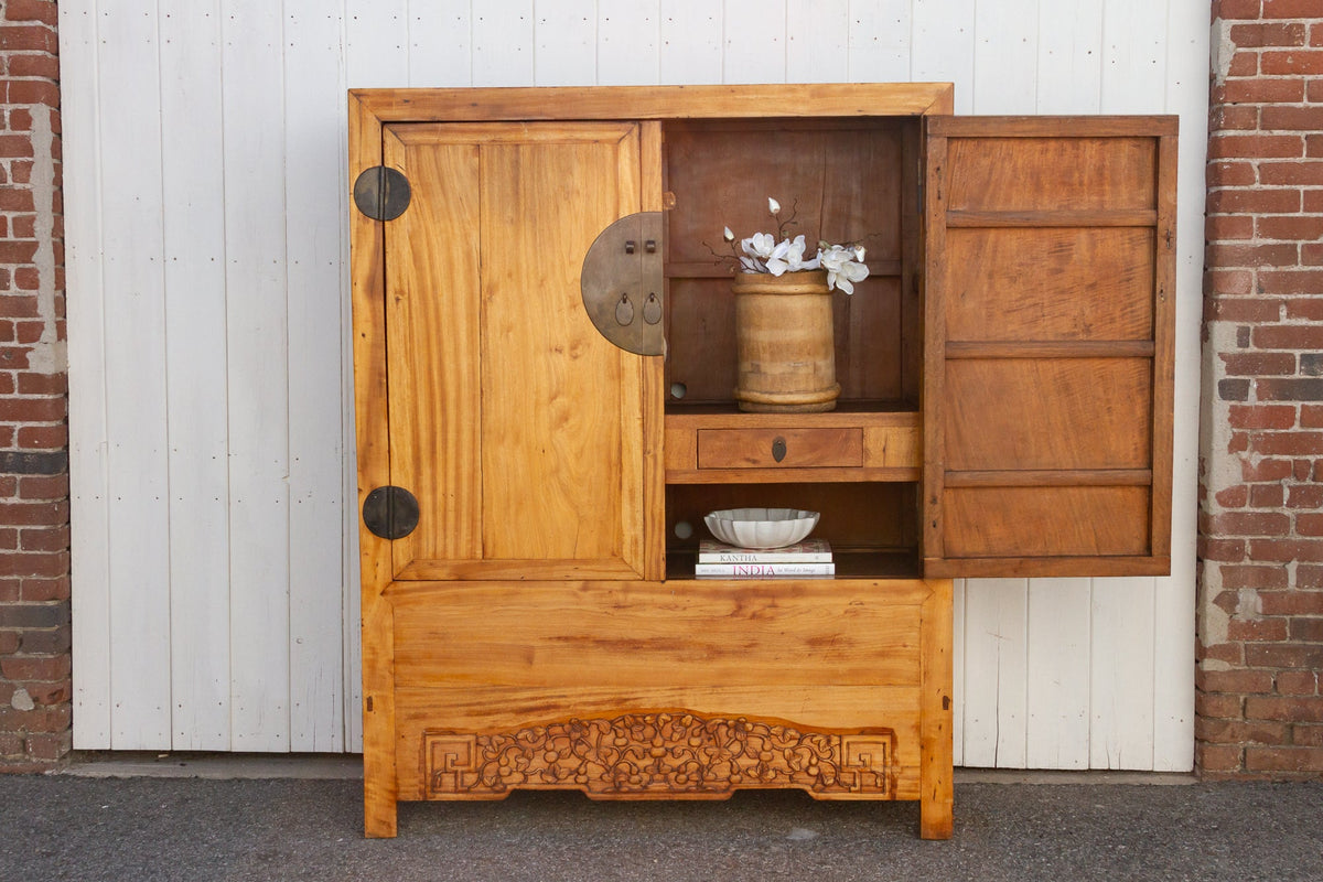 Antique Chinese Cedar Armoire