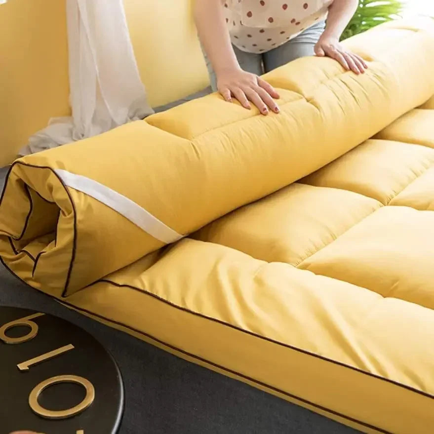 Traditionelle Tatami-Futonmatratze – Dicke, faltbare Bodenmatte (Queen-Size)