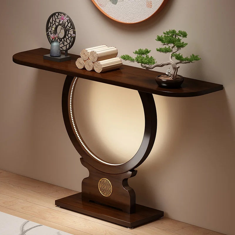 Elegant Vintage Console Table – Narrow Antique-Style Accent Table