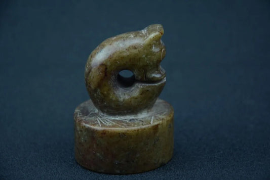 Han Dyansty Style Jade Ornament and YU Stamp