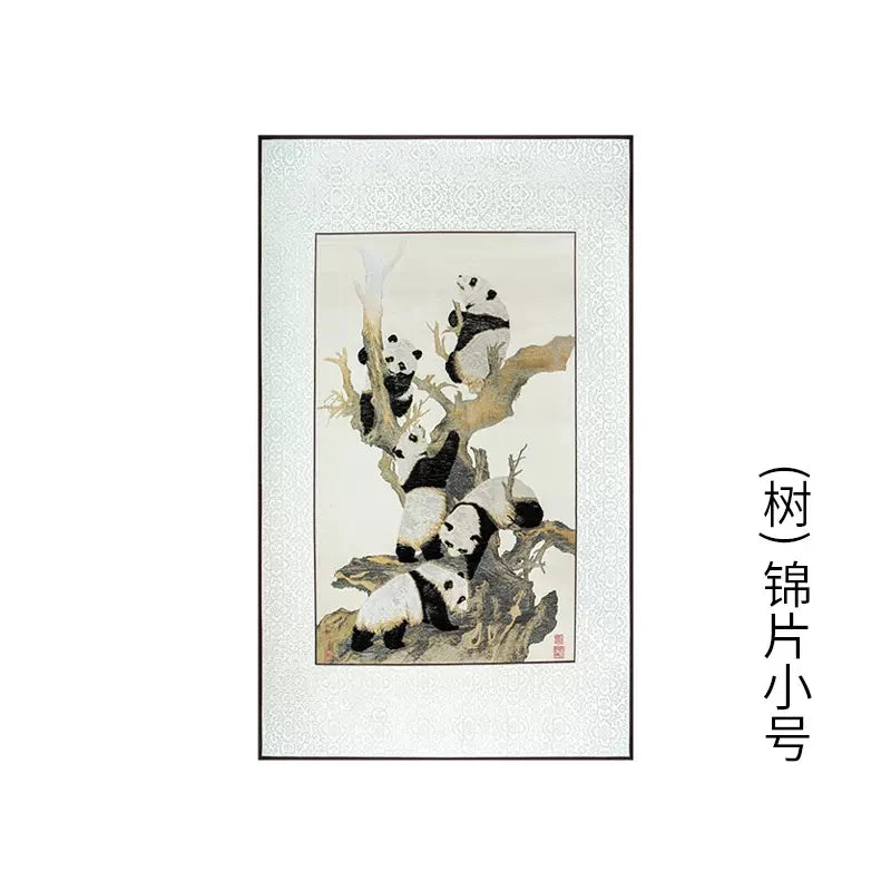 Shu Jiang Jin Yuan Silk Scroll Chinese Style Frame Painting Home Decoration Painting Gift